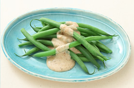 さやいんげんのごまだれ仕立て